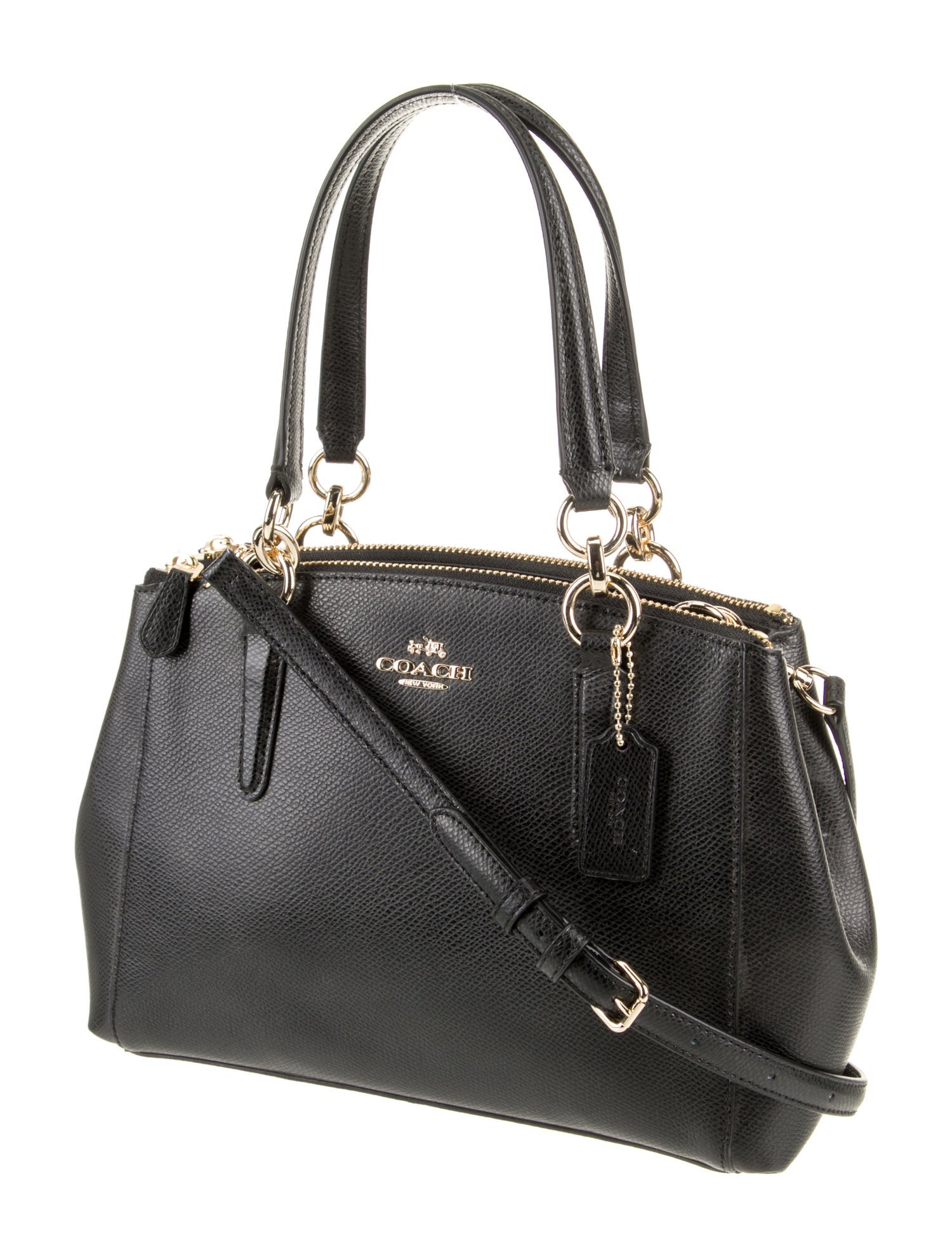 Coach Leather Top Handle Bag